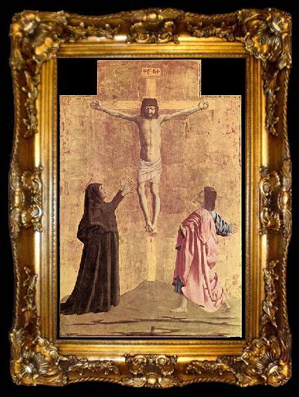 framed  Piero della Francesca Crucifixion, ta009-2